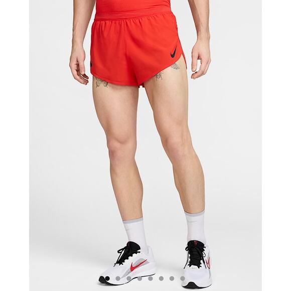 Nike AeroSwift Dri-FIT ADV 2" Brief-Lined "Orange" Running Shorts FN3349-696 L - Picture 1 of 15